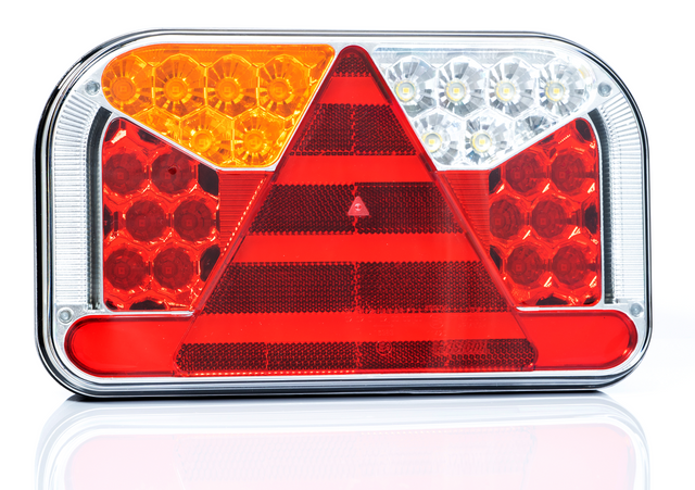 Fanale posteriore sinistro LED 12-36V 240x55x140mm - Ama