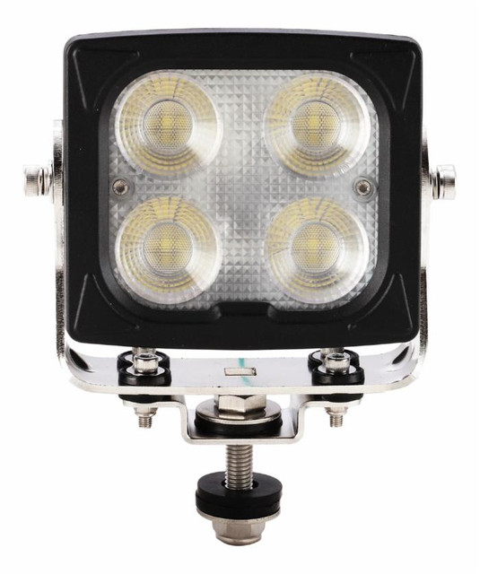 Faro da lavoro 36 LED quadrato ad ampio raggio 40W IP69K - Ama