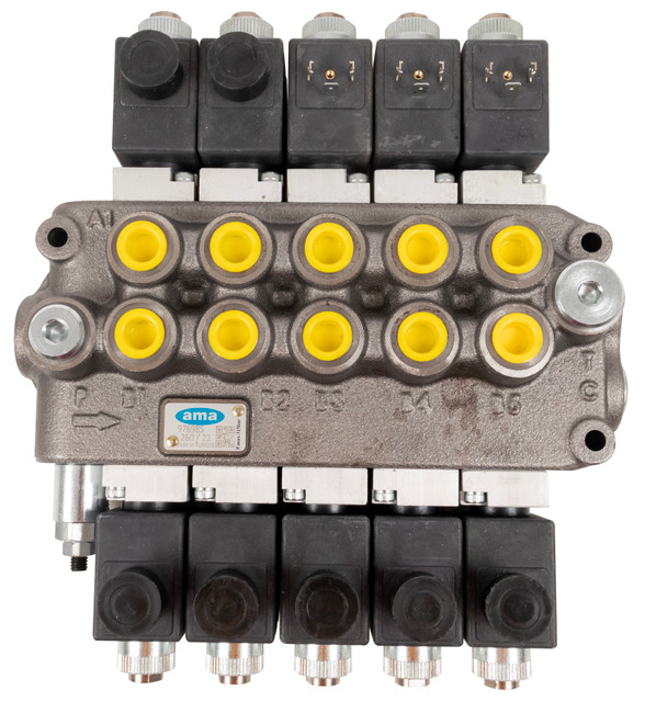 Distributore elettrico 5 sezioni 3/8 BASIC - Ama