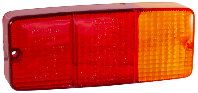 Lente di ricambio fanale posteriore dx a 3 luci per art. 02817 e 02822 - Ama