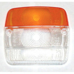 Lente di ricambio quadrata fanale anteriore dx-sx per art. 12531 - Ajba