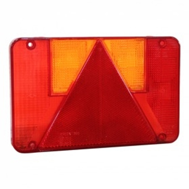 Lente di ricambio rettangolare fanale posteriore sx per art. 59793 - Radex Lente di ricambio rettangolare fanale posteriore sx per art. 59793 - Radex