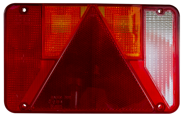 Lente di ricambio fanale posteriore dx per art. 59794 - Radex