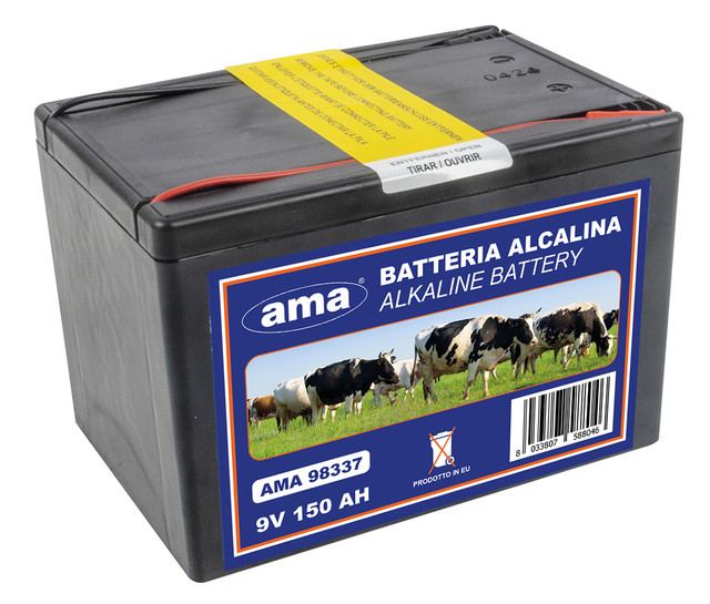 Batteria alcalina per recinti elettrici 9V 150Ah - No brand