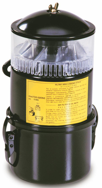 Filtro ad aria a bagno d’olio con preFiltro a ciclone adattabile al riferimento originale Lombardini 3700,140 - Ama Filtro ad aria a bagno d’olio con preFiltro a ciclone adattabile al riferimento originale Lombardini 3700,140 - Ama