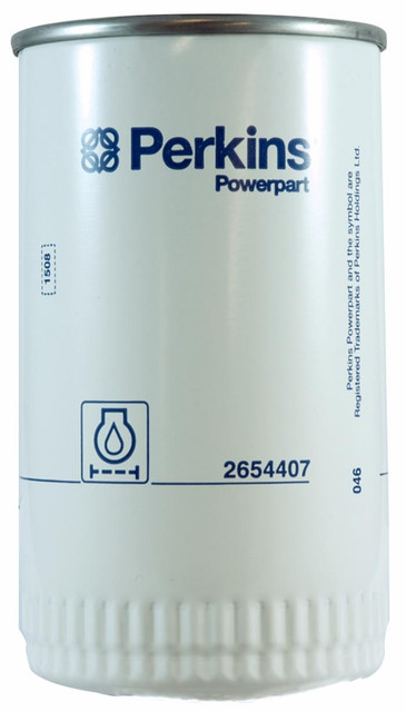 Filtro olio motore Perkins riferimento originale 2654407 - Perkins