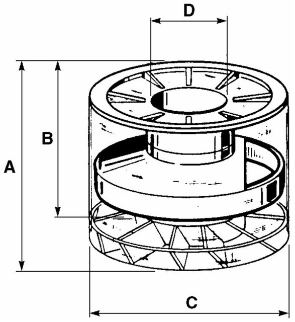 Prefiltro a ciclone Ø 38mm adattabile al rif. originale Ruggerini 670.14 - Ama
