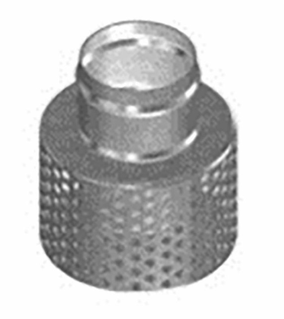 Filtro zincato con portagomma Ø 80mm - Ama