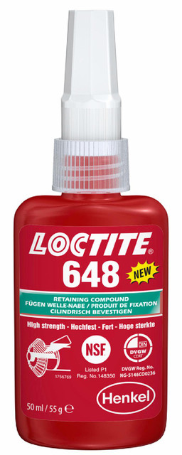Loctite® 648 fissa boccole/bronzine 50ml - Loctite