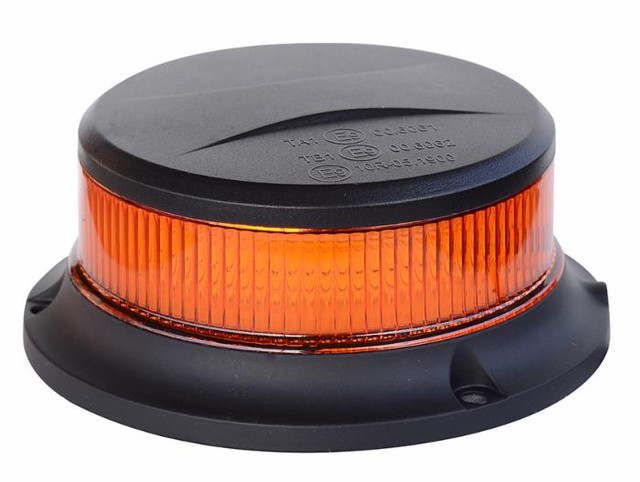 Lampeggiante a 18 LED 12-24V base piana - Ama