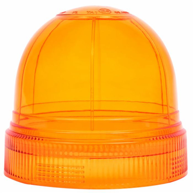 Calotta per lampeggiante ambra serie Gea in policarbonato - Ama