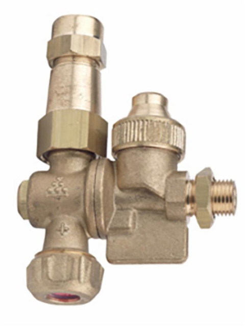 Getto doppio regolabile con antigoccia completo - Ama