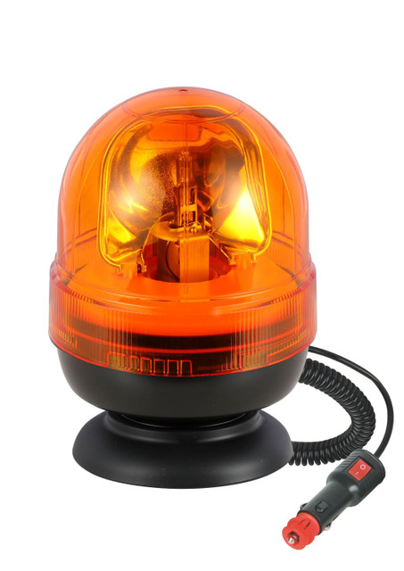 Lampeggiante alogeno 24V base magnetica - Ama