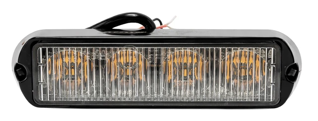 Luce di segnalazione arancio 4 LED 12/24V - Ama