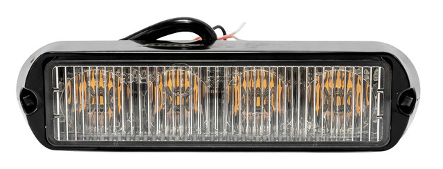 Luce di segnalazione arancio 4 LED 12/24V - Ama