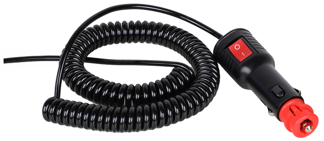 Cavo spiralato con spina agricola on/off 3,5m - Ama