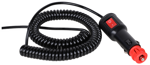 Cavo spiralato con spina agricola on/off 3,5m - Ama