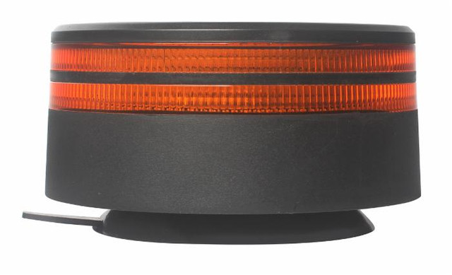 Lampeggiante a 50 LED 12-24V 25W a doppia riga base magnetica - Ama