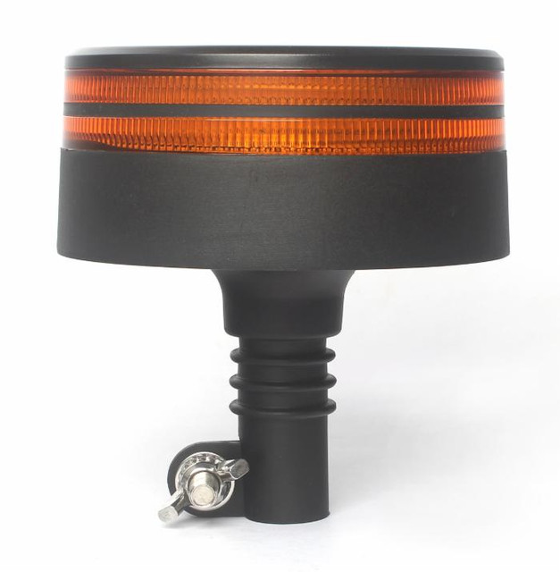 Lampeggiante 50 LED 12-24V e 25W a doppia luminosità base flessibile - Ama
