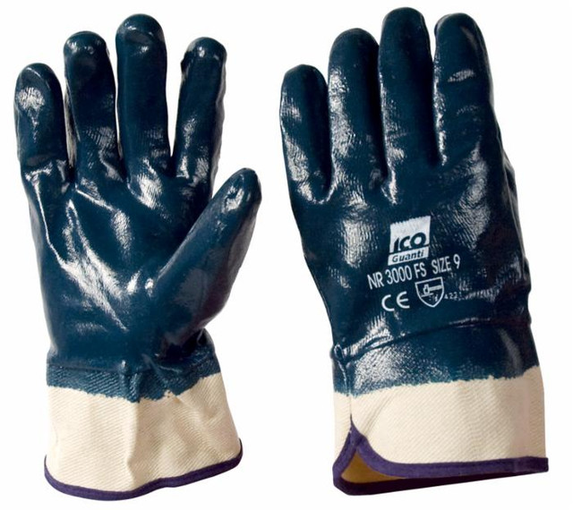 Guanto NBR blu taglia L - Ama