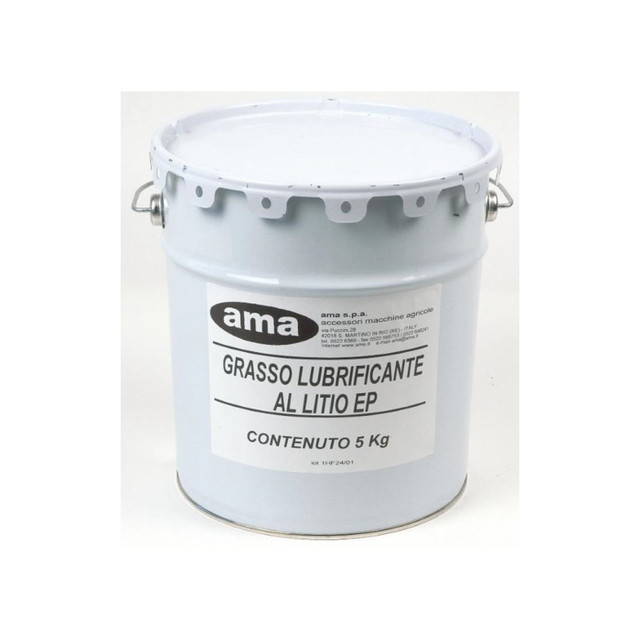 Secchiello grasso litio blu 5kg - Ama