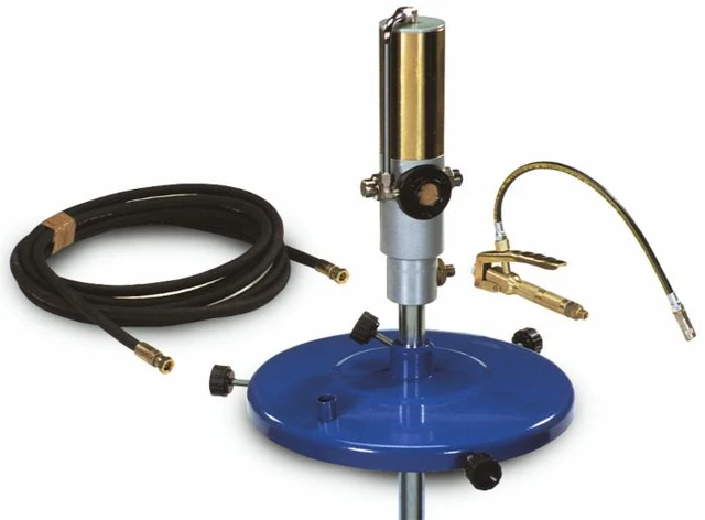 Pompa pneumatica per ingrassaggio Ama attacco 1/4” tubo 6m portata 20-30kg - Ama
