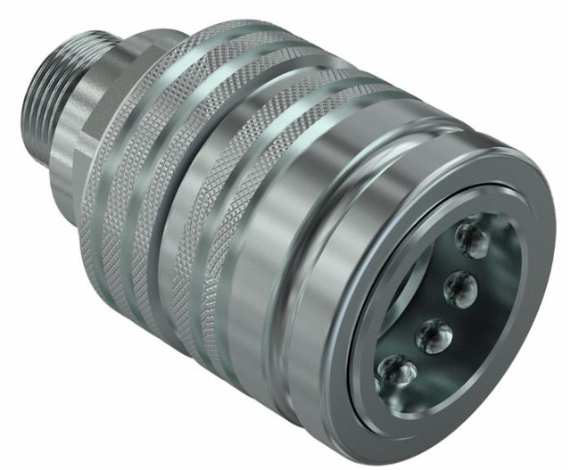 Innesto rapido a valvola femmina 1/2" filetto passaparete din2353 m18 (12l) Faster - Faster