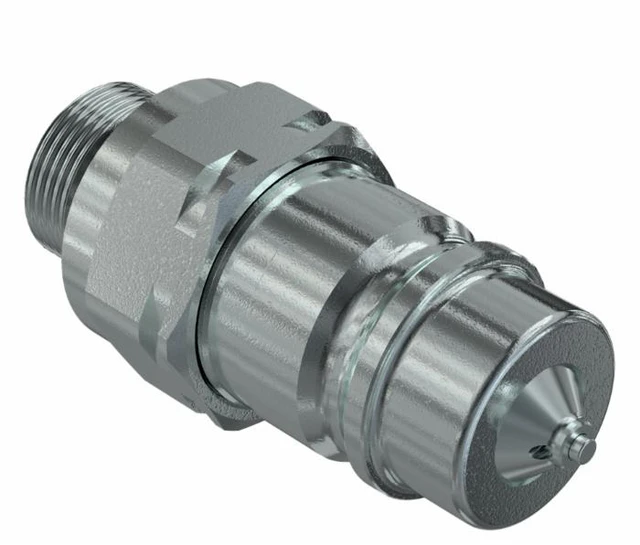Innesto rapido a valvola maschio 1/2" filetto din2353 m22 (15l) Faster - Faster