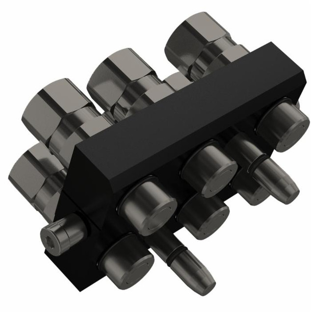 Piastra multiconnessione parte mobile da 1/2" 4 linee Faster - Faster