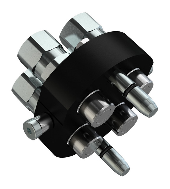 Piastra multiconnessione parte mobile da 1/2" 4 linee Faster - Faster