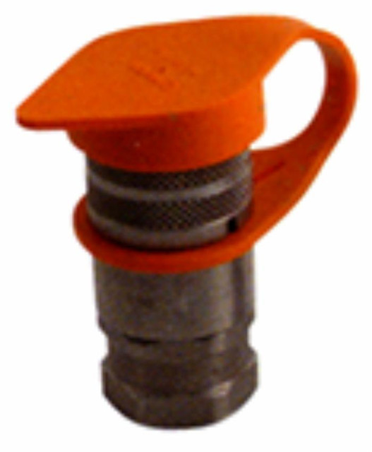 Tappo parapolvere Faster di colore rosso per innesti rapidi faccia piana femmina da M1/4" - Faster