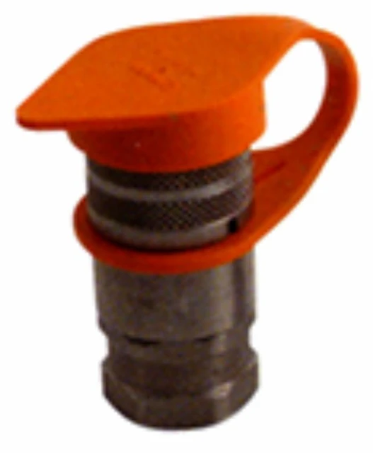 Tappo parapolvere Faster di colore rosso per innesti rapidi faccia piana femmina da M1/4" - Faster