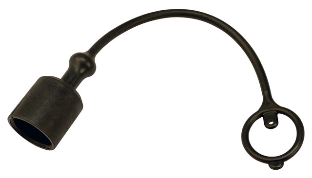 Tappo parapolvere Faster di colore nero per innesti rapidi maschio da M1/2" - Faster