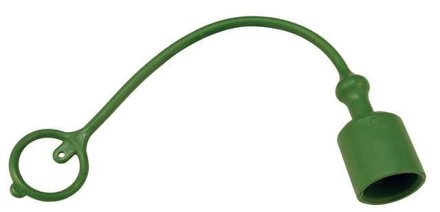Tappo parapolvere Faster di colore verde per innesti rapidi maschio da M1/2" - Faster