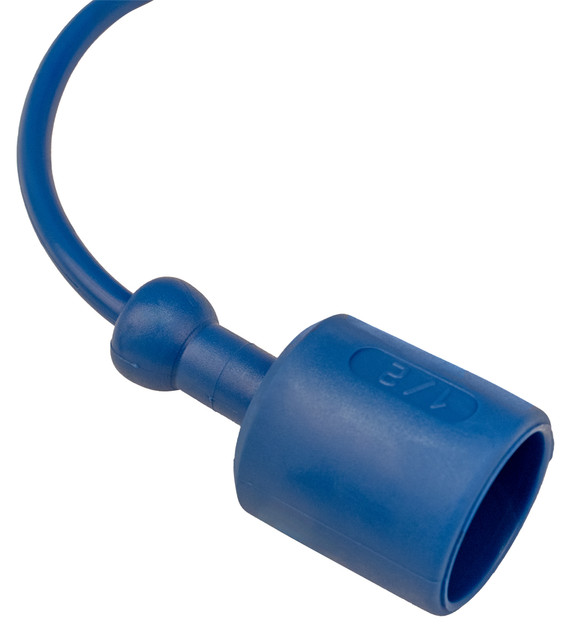 Tappo per innesto rapido blu maschio da M1/2" - Ama Refluid