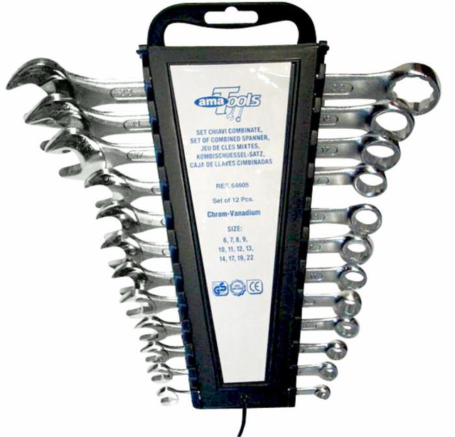 Set 12 chiavi combinate di varie dimensioni - Ama Tools