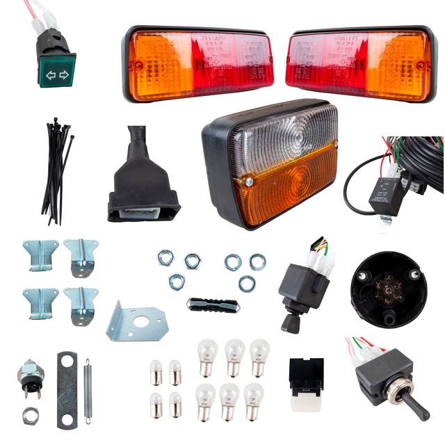 Kit luci universale per trattore 12V - Ama