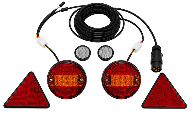 Kit luci standard con fanali rotondi a led - Ama