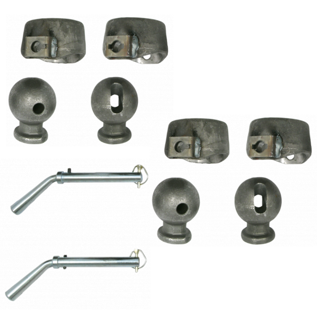 Kit chiocciole a più sfere per rimorchio Ø 78mm - Ama