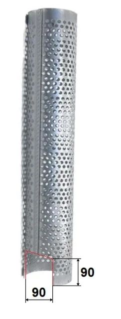 Griglia antiscottatura marmitta Ø 130mm altezza 830mm - No brand