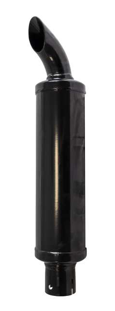 Silenziatore corto per trattore adattabile al riferimento originale Landini 894291M2 - Ama
