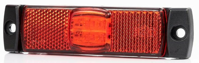 Fanale di ingombro a LED rosso 12-36V - Ama