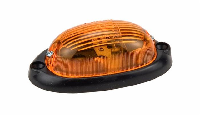 Fanale freccia laterale colore ambra interasse di fissaggio 93mm - Ama