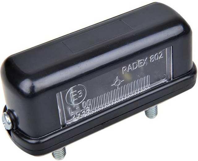 Fanale targa universale 83x33mm - Radex