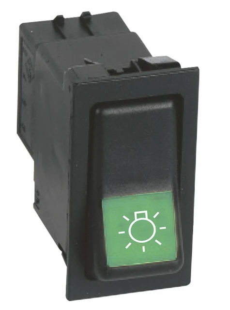 Interruttore basculante OFF-ON-ON 12V luci di posizione - Ama