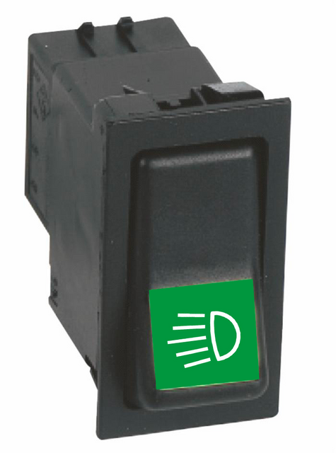 Interruttore basculante ON-OFF 12V fari anabbaglianti - Ama