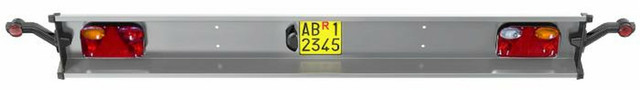 Barra con fanali posteriori e fanali ingombro LED 12-24V lunghezza 2m - Ama