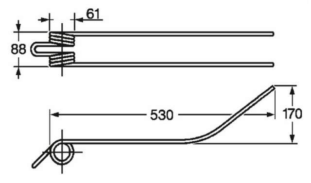 Dente giroandanatore adattabile Fort filo 9 - Ama