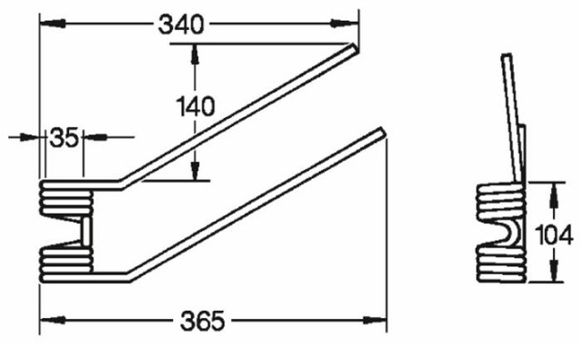 Dente girello adattabile Galfrè 107SV filo 9 - Ama