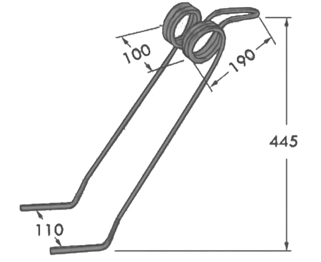 Dente seminatrice adattabile Gaspardo 18904710 filo 9 - Ama